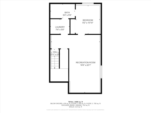 1707 E Vanetta Ave, Spokane, WA 99217 - view of floor plan / room layout