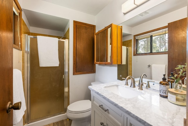 10818 N Humboldt Dr, Spokane, WA 99218 - bathroom featuring vanity and a stall shower