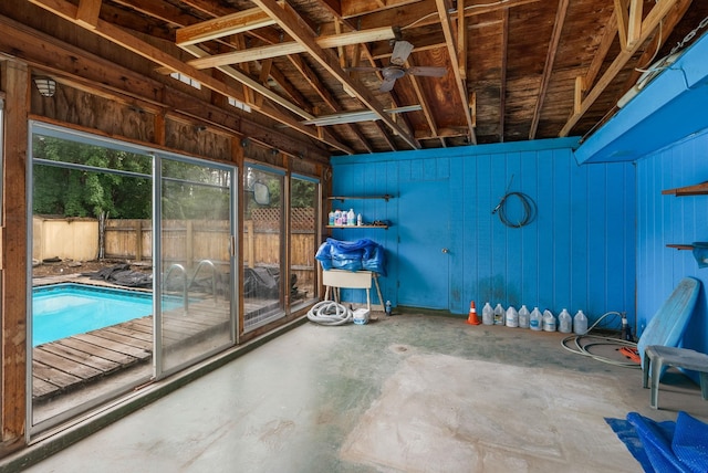 10818 N Humboldt Dr, Spokane, WA 99218 - interior space featuring a ceiling fan
