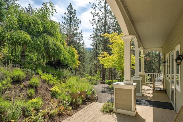 2008 S Zephyr Rd, Liberty Lake, WA 99019 - view of wooden porch
