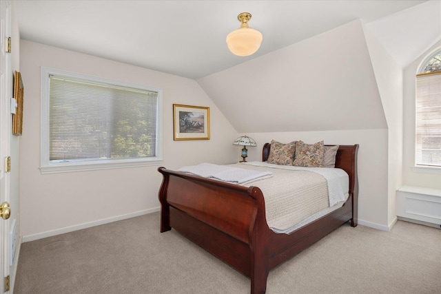 2008 S Zephyr Rd, Liberty Lake, WA 99019 - bedroom with light carpet and lofted ceiling