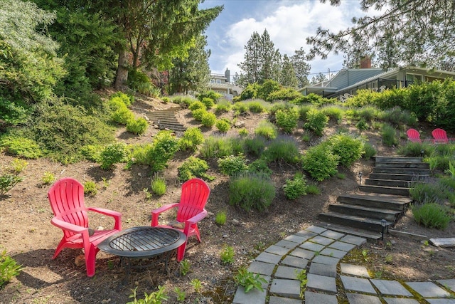 2008 S Zephyr Rd, Liberty Lake, WA 99019 - view of yard featuring stairs