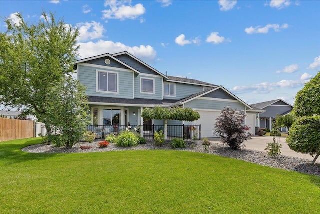 9713 W Sage Ct, Cheney, WA 99004 - craftsman inspired home featuring covered porch, a garage, and driveway