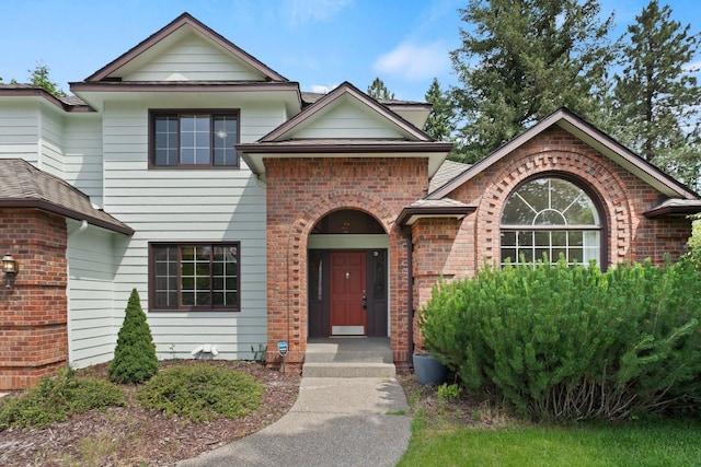 13419 N Whitehouse Ct, Spokane, WA 99208 - view of front of home with brick siding