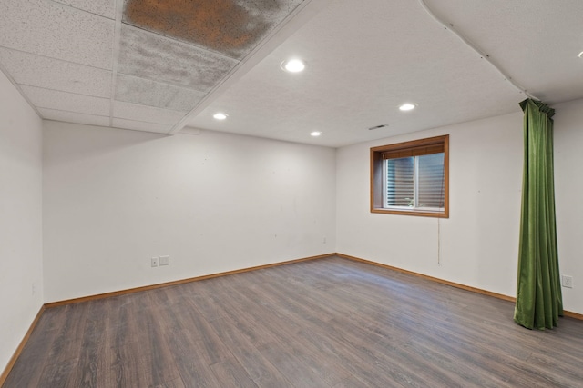 13419 N Whitehouse Ct, Spokane, WA 99208 - empty room with wood finished floors and recessed lighting