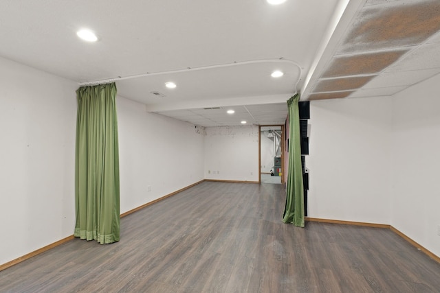13419 N Whitehouse Ct, Spokane, WA 99208 - finished basement featuring recessed lighting and wood finished floors