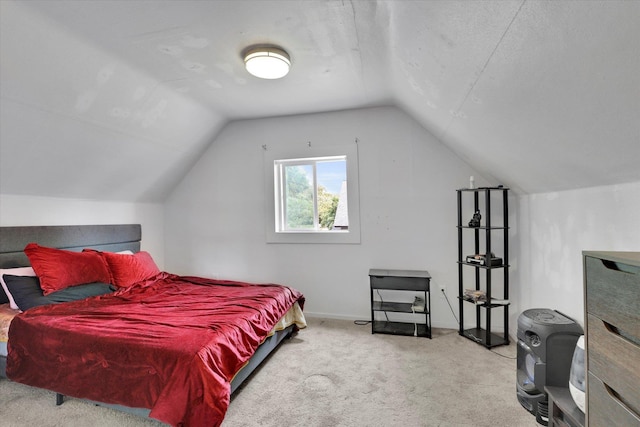 2403 W Mallon Ave, Spokane, WA 99201 - bedroom with vaulted ceiling and carpet floors
