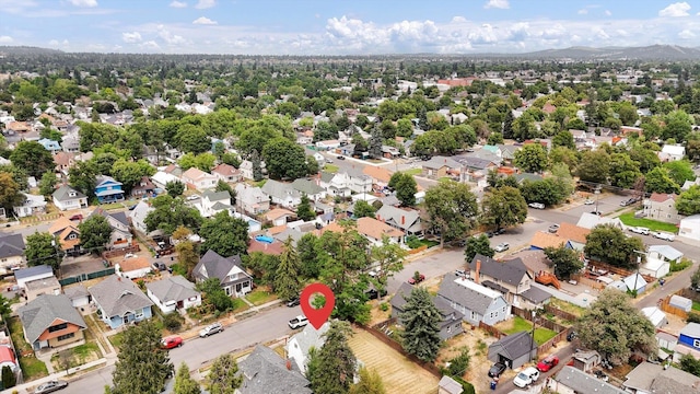 2403 W Mallon Ave, Spokane, WA 99201 - aerial view of residential area featuring a mountain backdrop