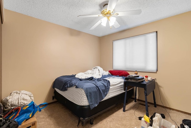 11816-11818 N Wall St, Spokane, WA 99218 - carpeted bedroom featuring a textured ceiling and a ceiling fan