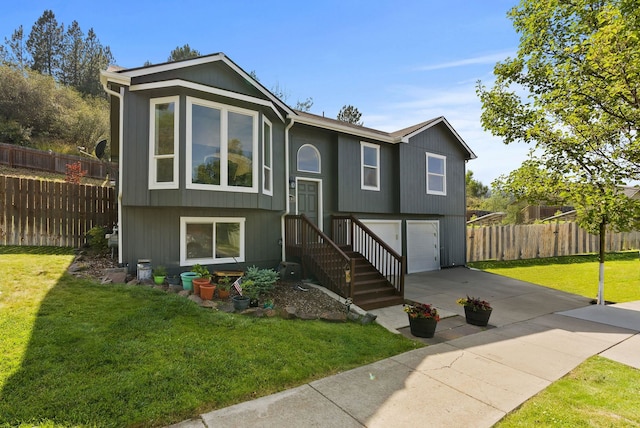 18108 E Crescent Dr, Greenacres, WA 99016 - bi-level home with driveway and a garage