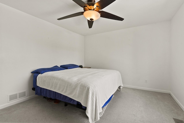 18108 E Crescent Dr, Greenacres, WA 99016 - bedroom with carpet flooring and a ceiling fan