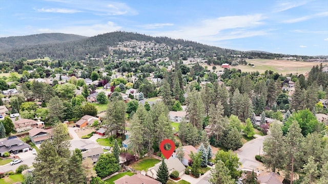 4319 S Myrtle St, Spokane, WA 99223 - aerial view of residential area featuring mountains