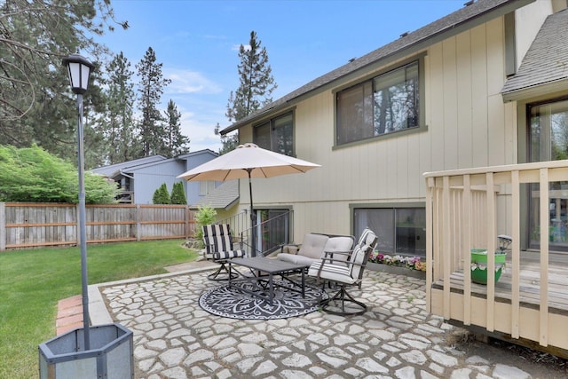 4319 S Myrtle St, Spokane, WA 99223 - view of patio / terrace featuring a deck