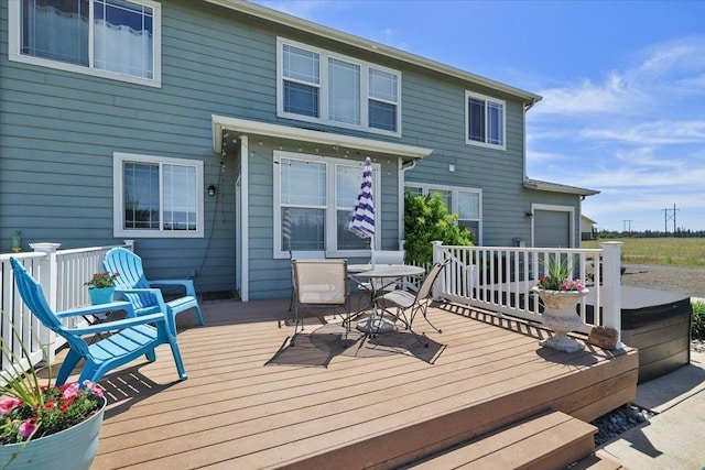 1716 W Country Hunt Ln, Spokane, WA 99224 - deck with outdoor dining area