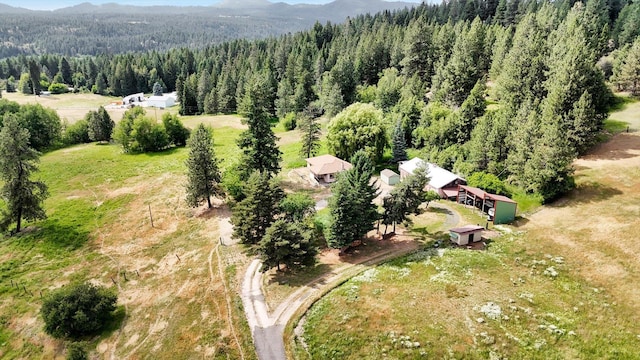 42503 N Regal Rd, Elk, WA 99009 - aerial view of a forest and a mountain backdrop
