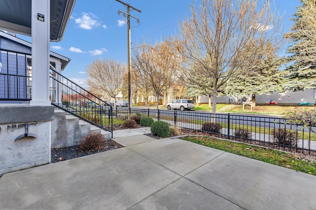 2121 W Bridge Ave Unit 2121, Spokane, WA 99201 - view of patio featuring stairs