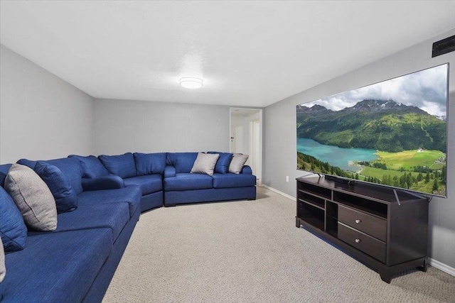 5318 N Walnut St, Spokane, WA 99205 - carpeted living room with baseboards