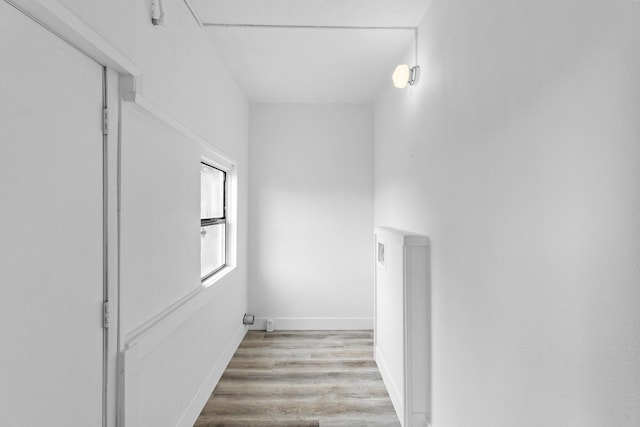 411 S Ferrall St, Spokane, WA 99202 - spare room featuring light wood-style flooring and baseboards
