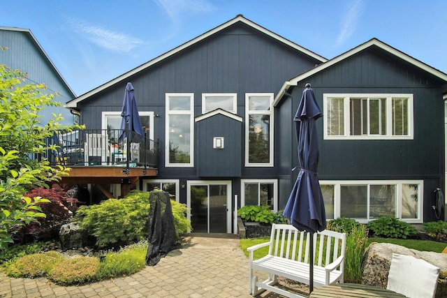116 W Bristol Ave, Spokane, WA 99224 - rear view of property with a patio and a deck