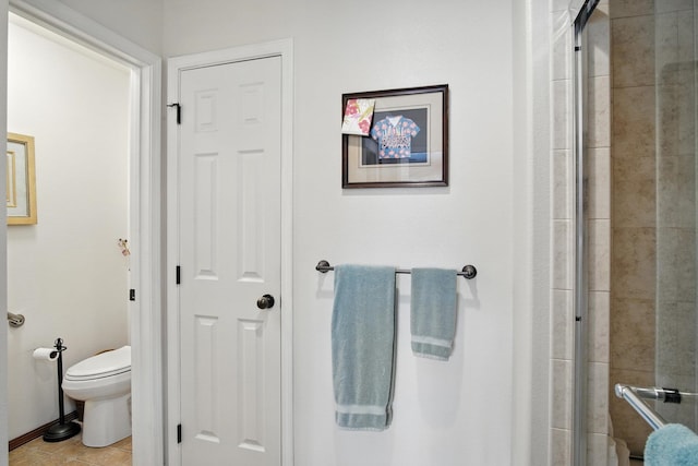 116 W Bristol Ave, Spokane, WA 99224 - bathroom featuring a shower stall and tile patterned flooring