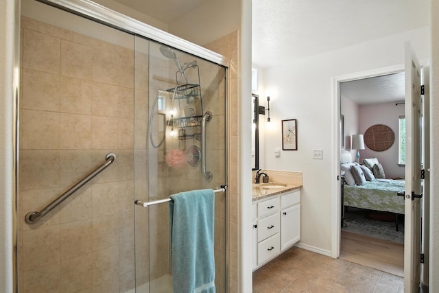 116 W Bristol Ave, Spokane, WA 99224 - ensuite bathroom with vanity and a stall shower