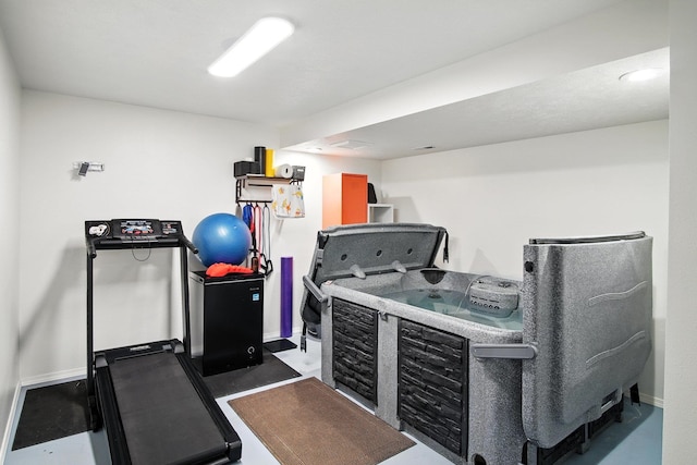 116 W Bristol Ave, Spokane, WA 99224 - exercise room featuring baseboards