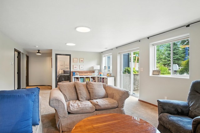 116 W Bristol Ave, Spokane, WA 99224 - living room with light colored carpet and baseboards