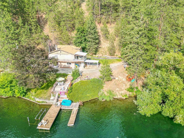 6519I Myrtle Dr, Nine Mile Falls, WA 99026 - aerial view of property and surrounding area with a nearby body of water