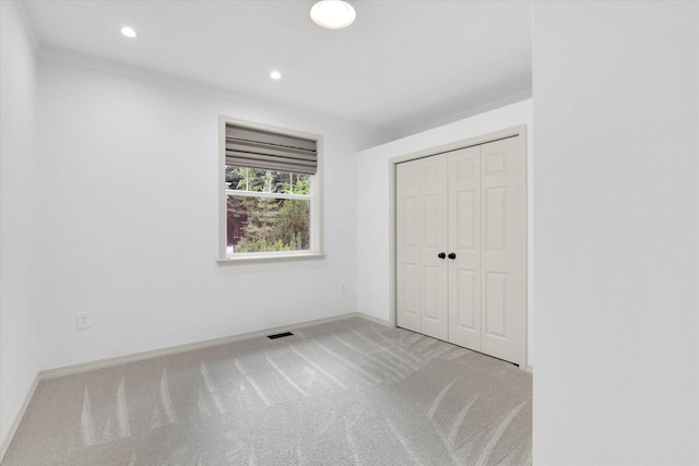 13306 N Muzzy Rd, Newman Lake, WA 99025 - unfurnished bedroom with carpet flooring, recessed lighting, and a closet