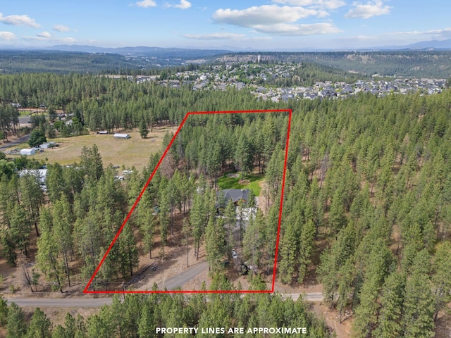 7617 S Cedar Rd, Spokane, WA 99224 - aerial overview of property's location with property boundaries highlighted