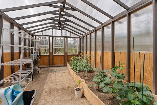 7617 S Cedar Rd, Spokane, WA 99224 - unfurnished sunroom featuring lofted ceiling