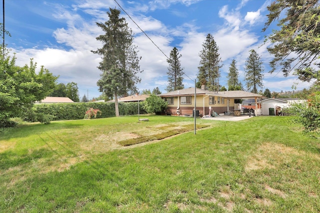 3511 W Francis Ave, Spokane, WA 99205 - view of yard with a patio