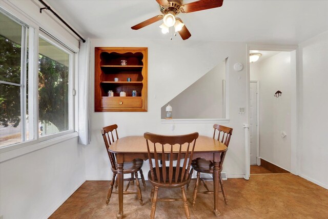 3511 W Francis Ave, Spokane, WA 99205 - dining room with ceiling fan