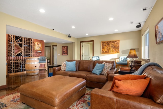2820 S Galway Ln, Spokane Valley, WA 99037 - living room featuring recessed lighting