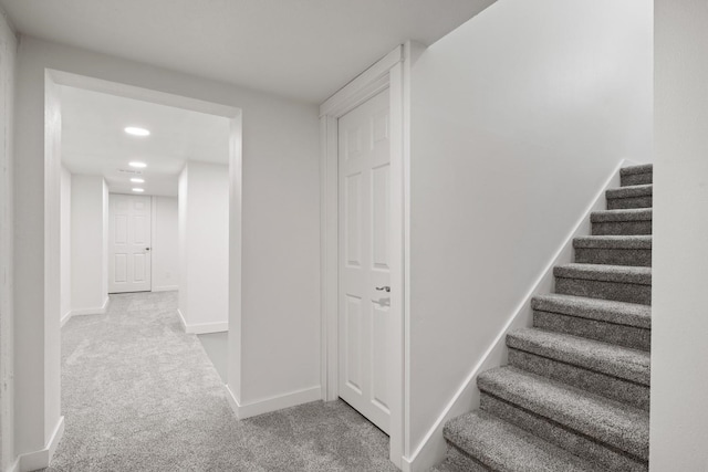 17 E 34th Ave, Spokane, WA 99203 - stairs featuring carpet and recessed lighting