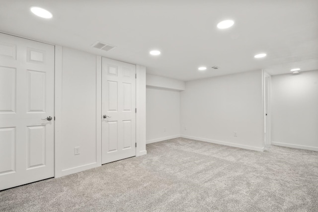 17 E 34th Ave, Spokane, WA 99203 - finished basement featuring carpet floors and recessed lighting