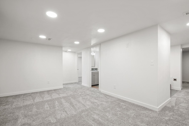 17 E 34th Ave, Spokane, WA 99203 - finished basement featuring recessed lighting and light carpet