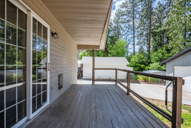 17 E 34th Ave, Spokane, WA 99203 - deck with an outdoor structure