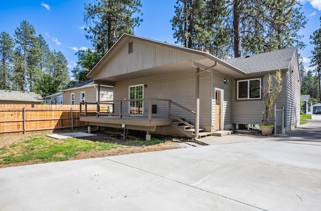 17 E 34th Ave, Spokane, WA 99203 - back of house with a wooden deck and a shingled roof