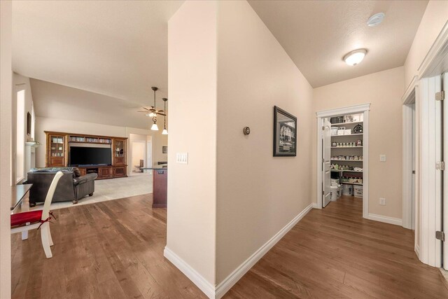 9302 W Floyd Dr, Cheney, WA 99004 - hall with wood finished floors