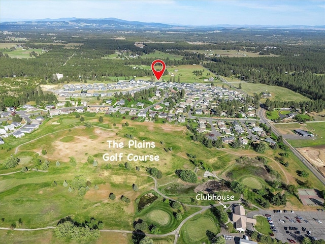 9302 W Floyd Dr, Cheney, WA 99004 - aerial view of property and surrounding area with mountains