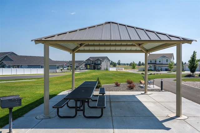 1805 E A St, Deer Park, WA 99006 - view of patio with a gazebo and a residential view