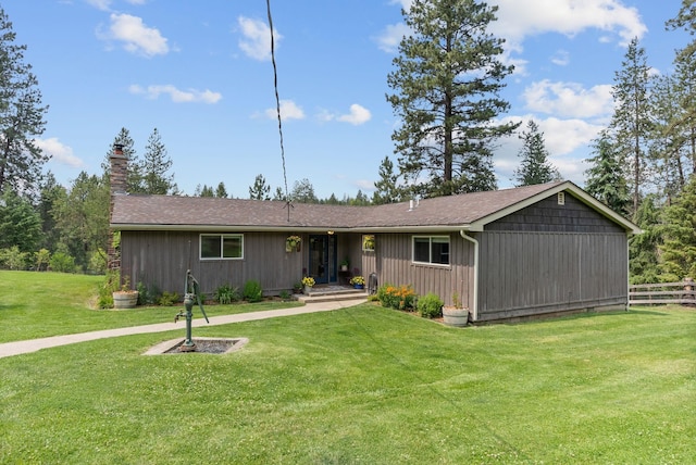 1020 W S Dragoon Dr, Colbert, WA 99005 - ranch-style house featuring a chimney