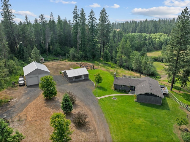 1020 W S Dragoon Dr, Colbert, WA 99005 - view from above of property with a forest
