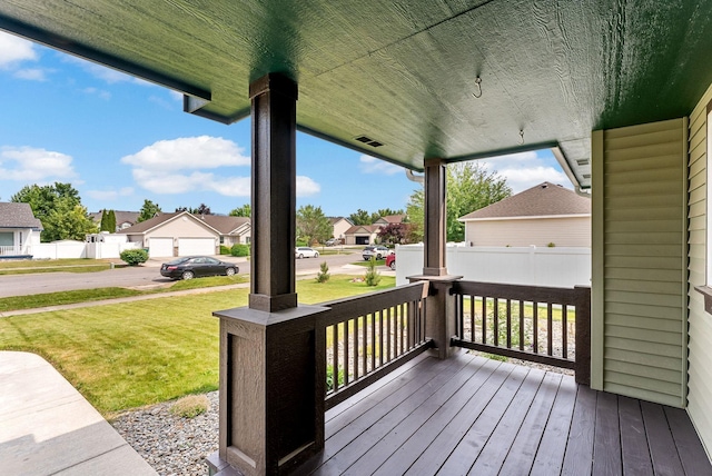 3518 S Woodlawn Dr, Spokane Valley, WA 99206 - porch with a residential view and a lawn