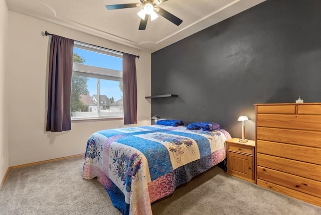 3518 S Woodlawn Dr, Spokane Valley, WA 99206 - bedroom with carpet floors and ceiling fan