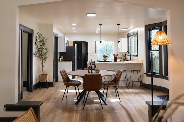 2514 4th Ave, Spokane, WA 99202 - dining area with light wood-style flooring