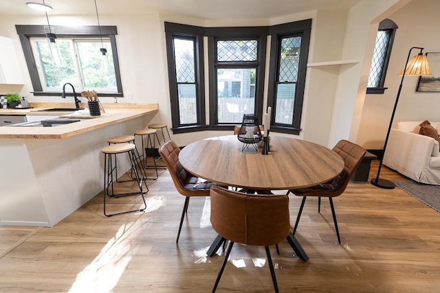 2514 4th Ave, Spokane, WA 99202 - dining area with light wood-type flooring