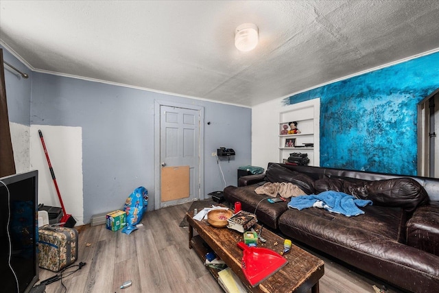 1111 W Main Ave, Chewelah, WA 99109 - living room with wood finished floors and crown molding