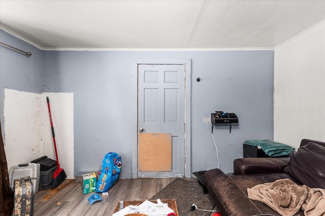 1111 W Main Ave, Chewelah, WA 99109 - living room with wood finished floors and crown molding